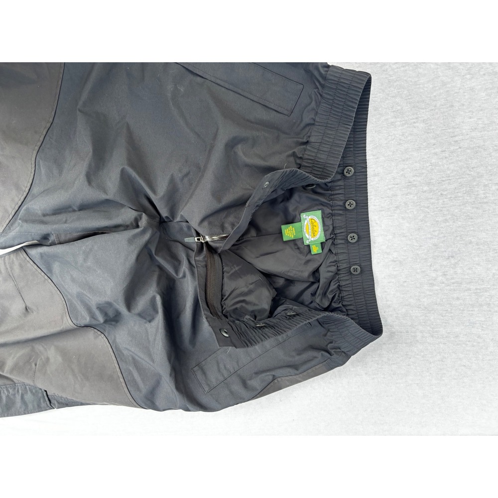 Cabelas GORE-TEX Pants Mens XL Short Black Waterproof Outdoor Hunting Fishing - Picture 4 of 10
